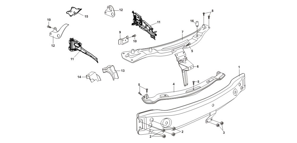 Панели моторного отсека CHERY BONUS, CHERY VERY, CHERY A13, ZAZ FORZA