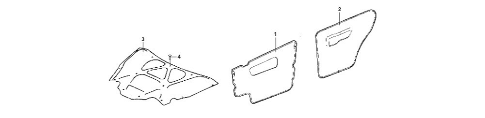 Уплотнители обивки дверей и шумоизоляция капота CHERY BONUS, CHERY VERY, CHERY A13, ZAZ FORZA